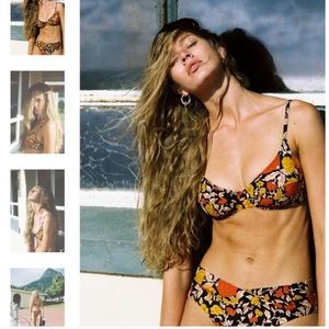 Arnhem Spanish Rose Bikini Set Boho High Waisted